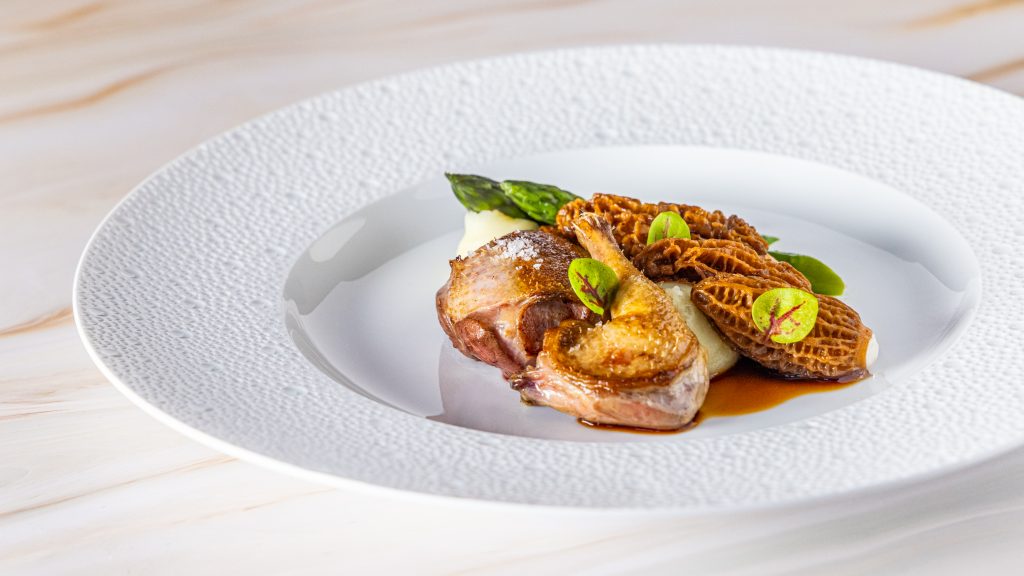 dîner gastronomique hiver Megève chef privé